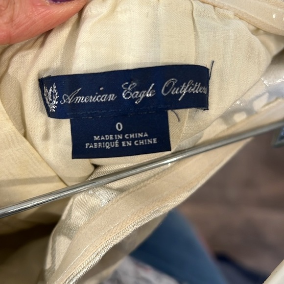 🔥American Eagle Elegant Cream Strapless Dress🔥 - Picture 4 of 8